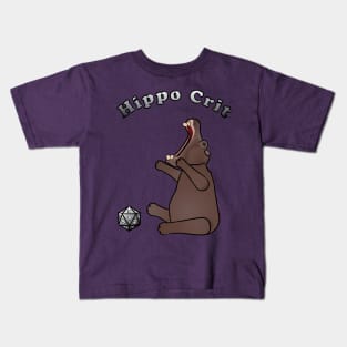 HIppo Crit Fail Kids T-Shirt